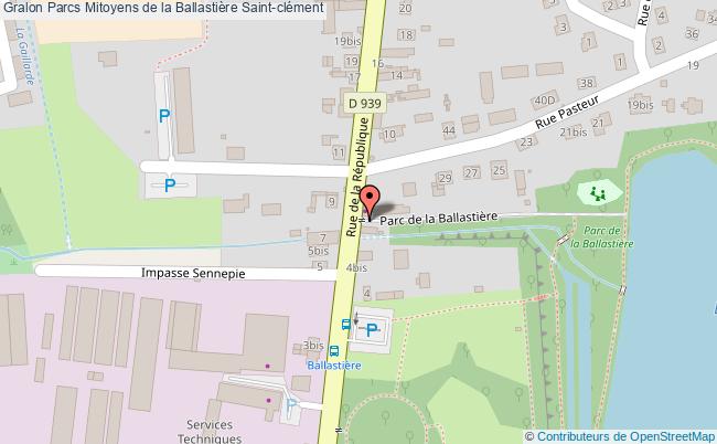 plan Parcs Mitoyens De La Ballastière Saint-clément Saint-clément