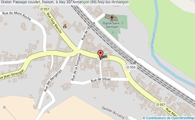 plan Passage Couvert, Maison, à Aisy Sur Armançon (89) Aisy-sur-armançon Aisy-sur-Armançon