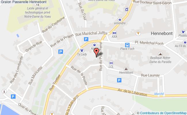 plan Passerelle Hennebont Hennebont