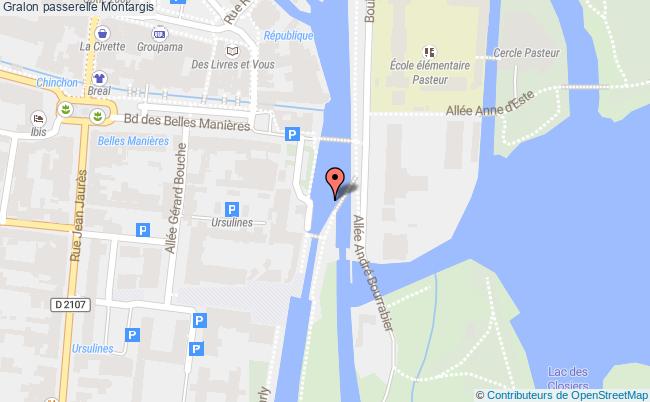 plan Passerelle Montargis Montargis