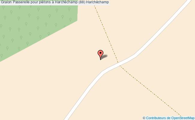 Passerelle pour piétons à Harchéchamp (88)