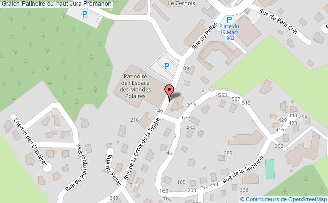 plan Patinoire / Piste De Roller De Prémanon Prémanon Prémanon