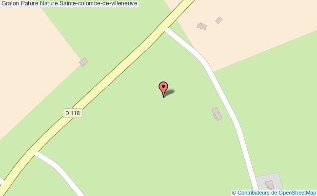 plan Pature Nature Sainte-colombe-de-villeneuve Sainte-colombe-de-villeneuve