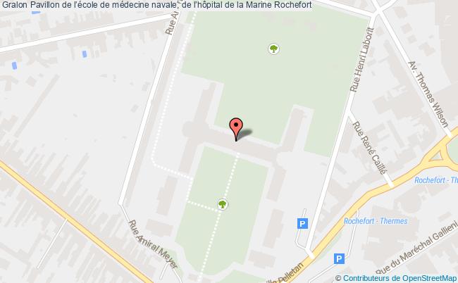 plan Pavillon De L’école De Médecine Navale, De L’hôpital De La Marine Rochefort Rochefort