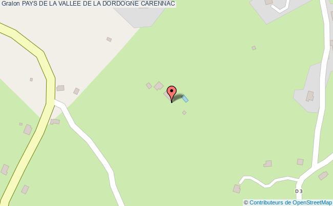 plan Pays De La Vallee De La Dordogne Carennac CARENNAC