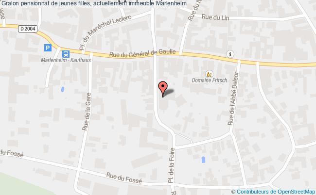 pensionnat de jeunes filles, actuellement immeuble