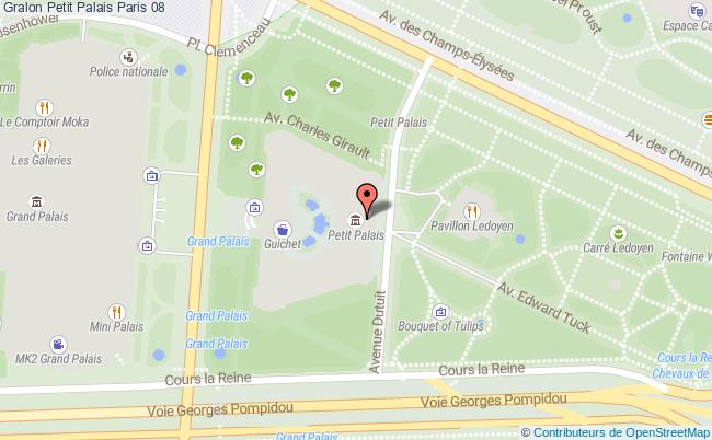 plan Petit Palais Paris 08 Paris 08
