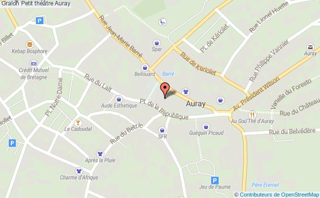 plan Petit Théâtre Auray Auray