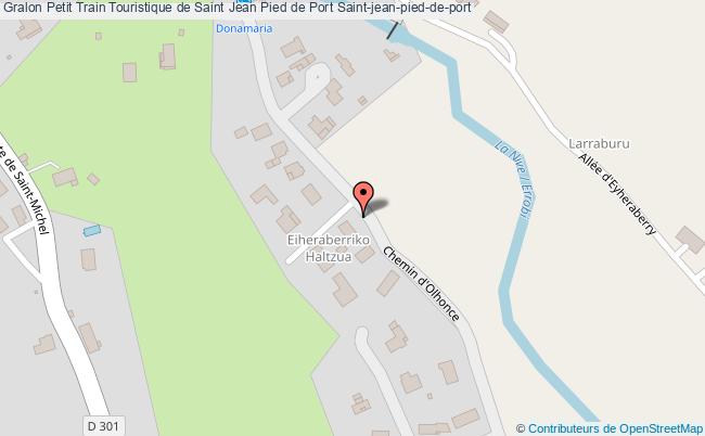 plan Petit Train Touristique De Saint Jean Pied De Port Saint-jean-pied-de-port Saint-jean-pied-de-port