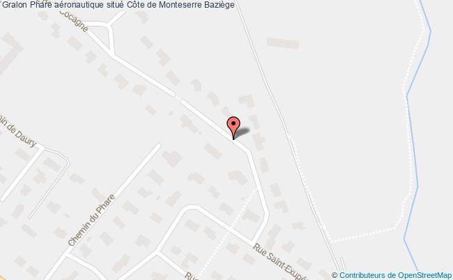 Phare aéronautique situé Côte de Monteserre