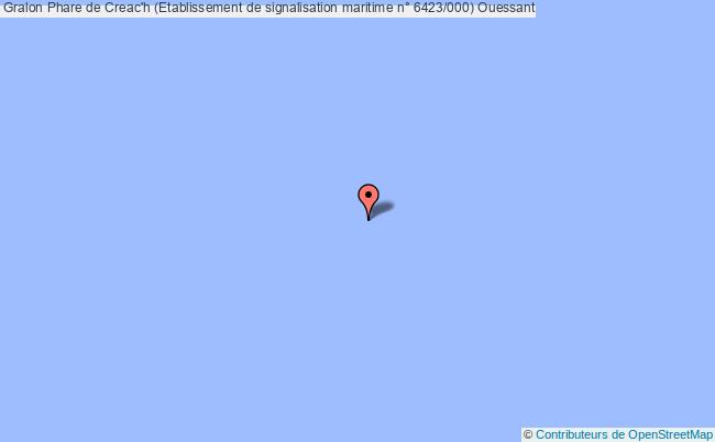 plan Phare De Creac'h (etablissement De Signalisation Maritime N° 6423/000) Ouessant Ouessant