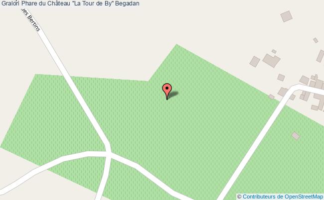 plan Phare Du Château "la Tour De By" Begadan Begadan