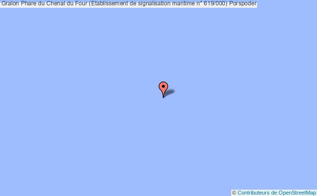 plan Phare Du Chenal Du Four (etablissement De Signalisation Maritime N° 619/000) Porspoder Porspoder
