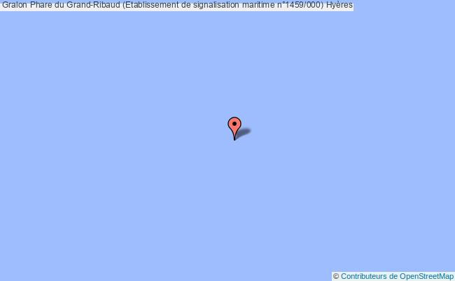 plan Phare Du Grand-ribaud (etablissement De Signalisation Maritime N°1459/000) Hyères Hyères