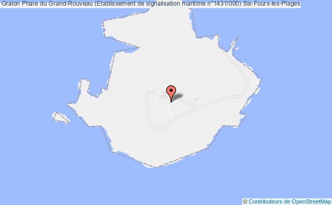 plan Phare Du Grand-rouveau (etablissement De Signalisation Maritime N°1431/000) Six-fours-les-plages Six-Fours-les-Plages
