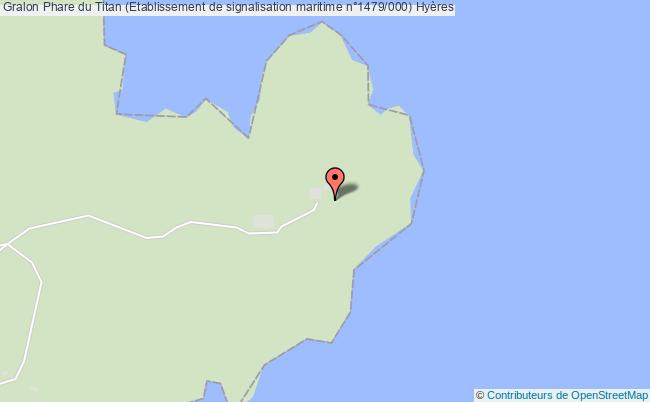 plan Phare Du Titan (etablissement De Signalisation Maritime N°1479/000) Hyères Hyères