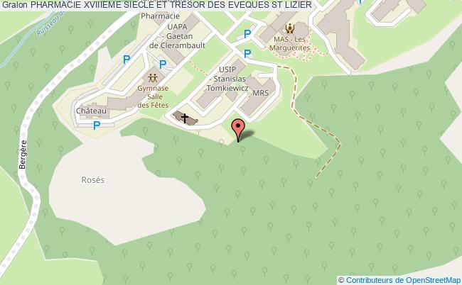 plan Pharmacie Xviiieme Siecle Et Tresor Des Eveques St Lizier ST LIZIER