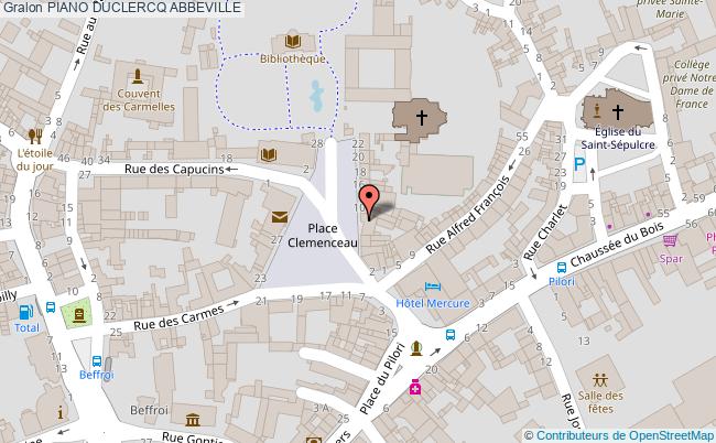 plan Piano Duclercq Abbeville ABBEVILLE