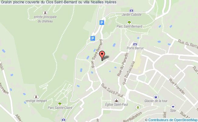 plan Piscine Couverte Du Clos Saint-bernard Ou Villa Noailles Hyères Hyères