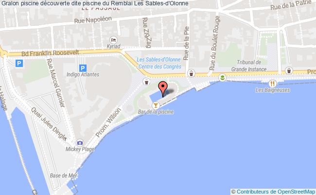 piscine découverte dite piscine du Remblai