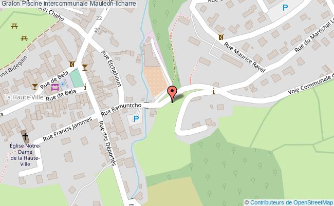 plan Piscine Intercommunale Mauleon-licharre Mauleon-licharre