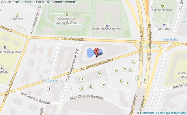 plan Piscine Molitor Paris 16e Arrondissement Paris 16e Arrondissement