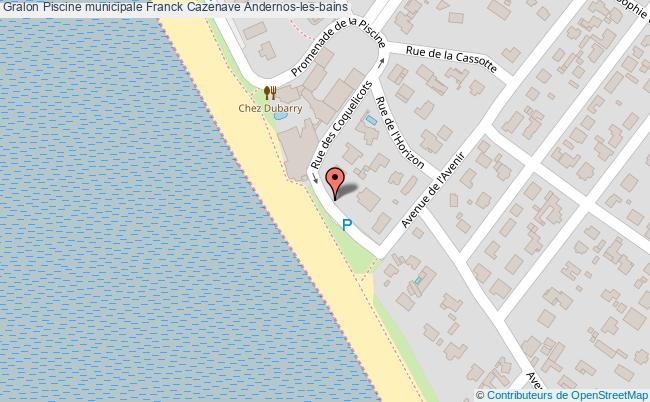 plan Piscine Municipale Franck Cazenave Andernos-les-bains Andernos-les-bains