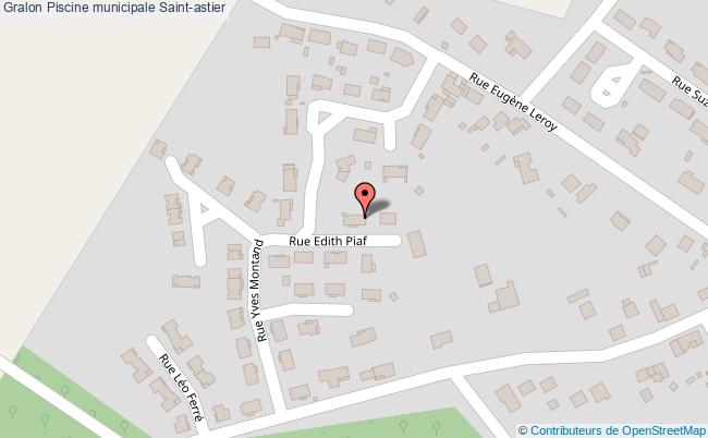 plan Piscine Municipale Saint-astier Saint-astier