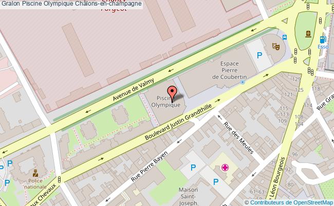 plan Piscine Olympique Châlons-en-champagne Châlons-en-champagne