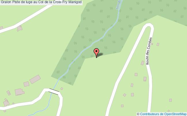 Piste de luge au Col de la Croix-Fry