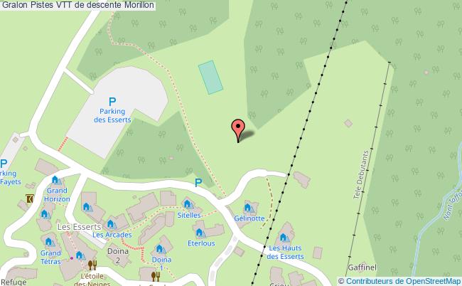 plan Pistes Vtt De Descente Morillon Morillon