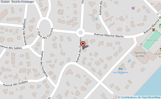 plan Place Des Cigales Soorts-hossegor Soorts-Hossegor