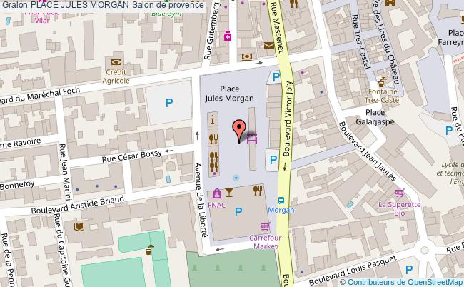 plan Place Jules Morgan Salon De Provence Salon de provence