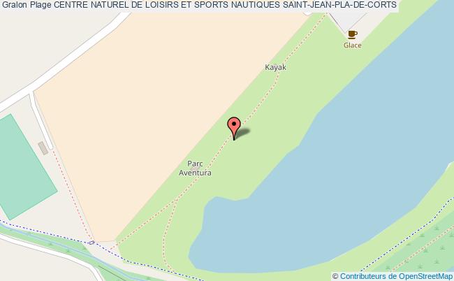 plan Centre Naturel De Loisirs Et Sports Nautiques Saint-jean-pla-de-corts