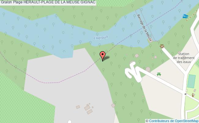 plan Herault-plage De La Meuse Gignac