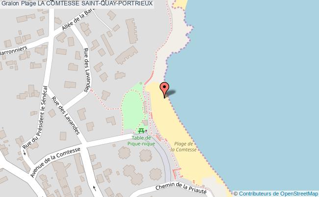 plan La Comtesse Saint-quay-portrieux