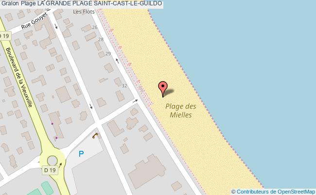 plan La Grande Plage Saint-cast-le-guildo