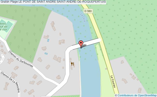 plan Le Pont De Saint Andre Saint-andre-de-roquepertuis