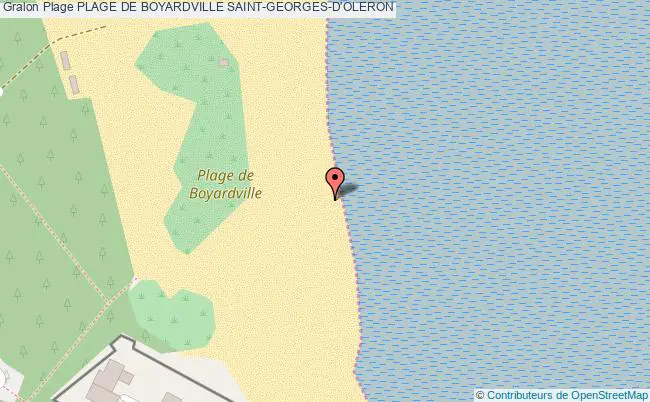 plan Plage De Boyardville Saint-georges-d'oleron