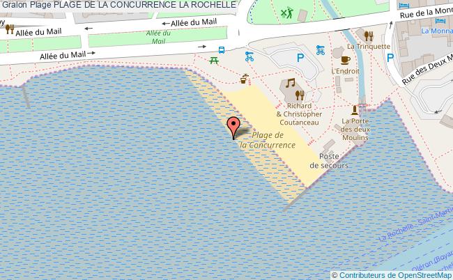 plan Plage De La Concurrence La Rochelle