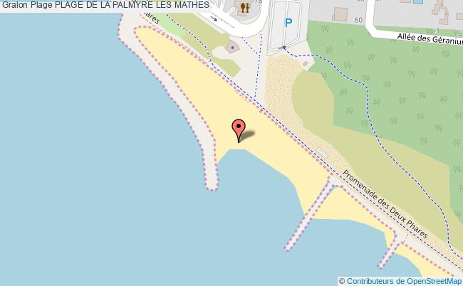 plan Plage De La Palmyre Les Mathes