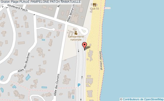 plan Plage Pampelone Patch Ramatuelle