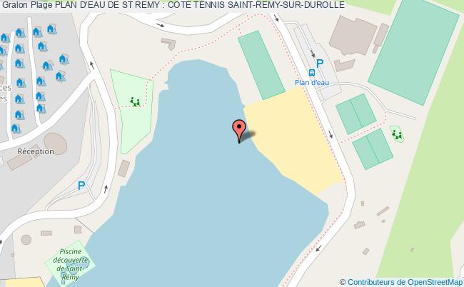 plan Plan D'eau De St Remy : Cote Tennis Saint-remy-sur-durolle