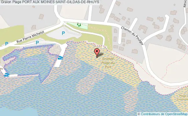 plan Port Aux Moines Saint-gildas-de-rhuys