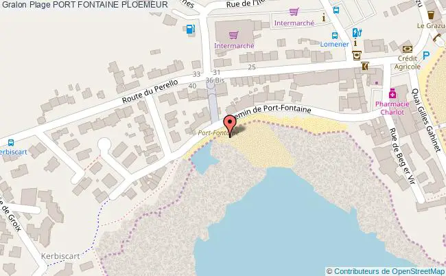 plan Port Fontaine Ploemeur