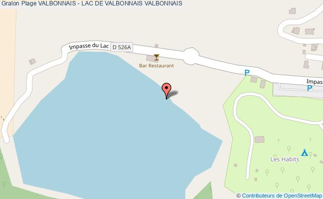 plan Valbonnais - Lac De Valbonnais Valbonnais