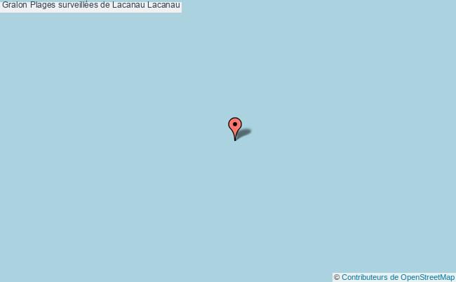 plan Plages Surveillées De Lacanau Lacanau Lacanau