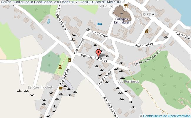 "caillou De La Confluence, D'où Viens-tu ?"  Candes-saint-martin