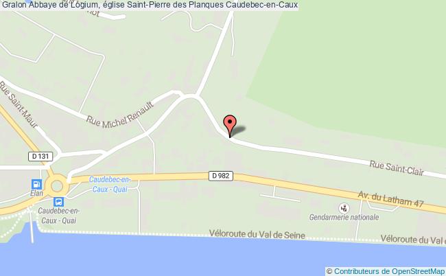 Abbaye De Logium, église Saint-pierre Des Planques  Caudebec-en-caux