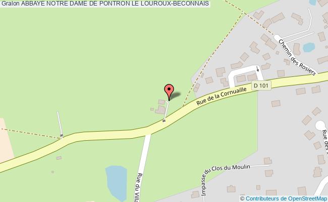 Abbaye Notre Dame De Pontron  Le Louroux-béconnais